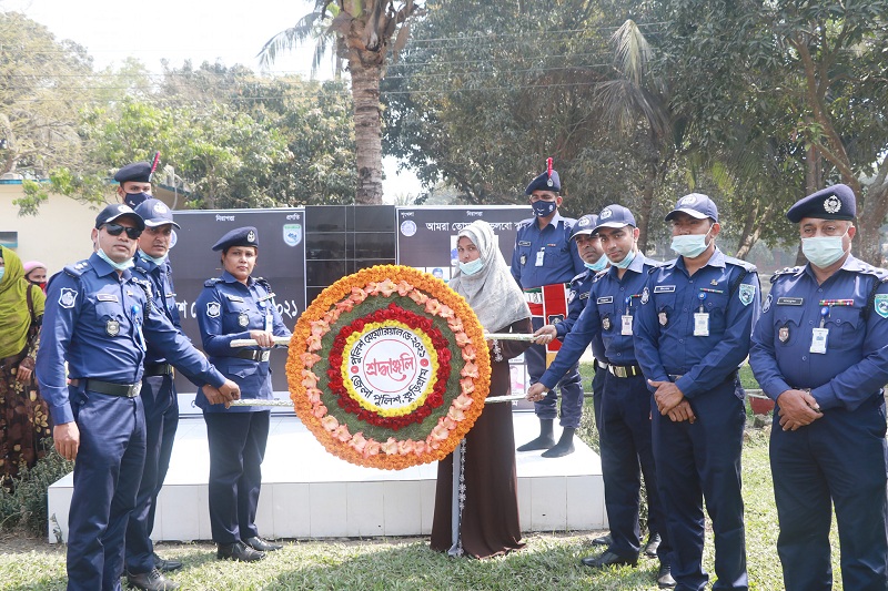 কুড়িগ্রামে পুলিশের মেমোরিয়াল ডে -২০২১ পালিত