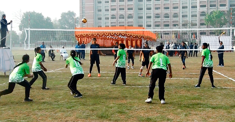 কুড়িগ্রামে বঙ্গবন্ধু মহিলা ভলিবল প্রতিযোগীতা শুরু