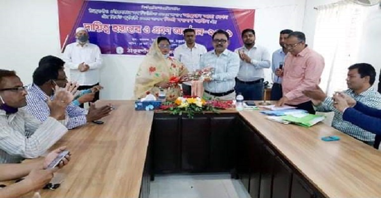 ঠাকুরগাঁও পৌরসভায় নবনির্বাচিতদের দায়িত্বভার গ্রহণ