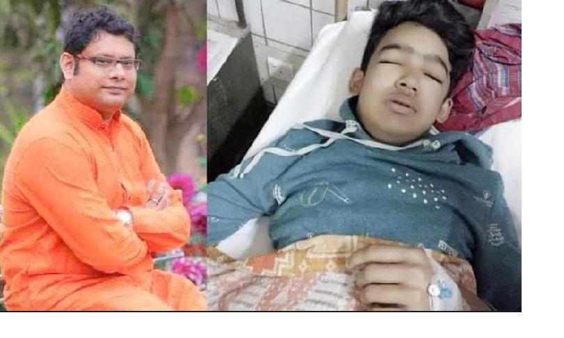 সাংবাদিকের ছেলের চিকিৎসার দায়িত্ব নিলেন মন্ত্রী পুত্র