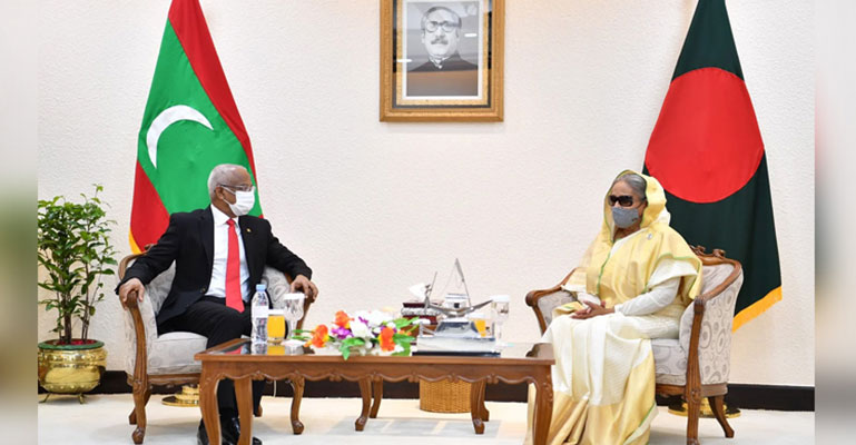 ৪ সমাঝোতা স্মারকে সই বাংলাদেশ-মালদ্বীপের