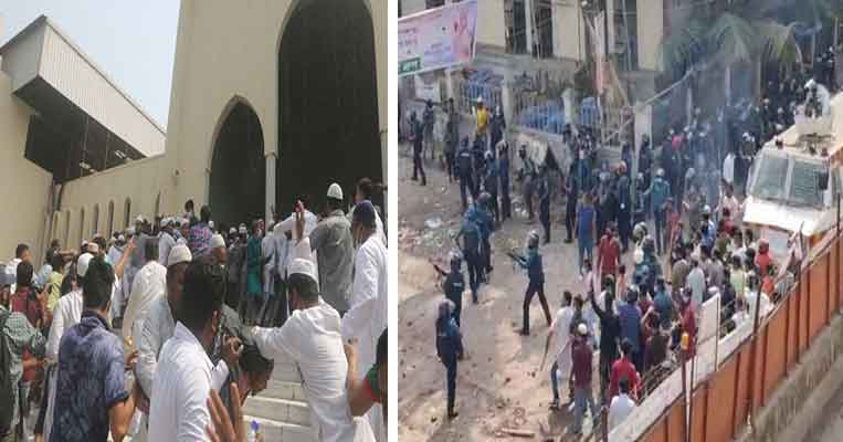 বায়তুল মোকাররম এলাকায় সংঘর্ষ, আহত অর্ধশতাধিক