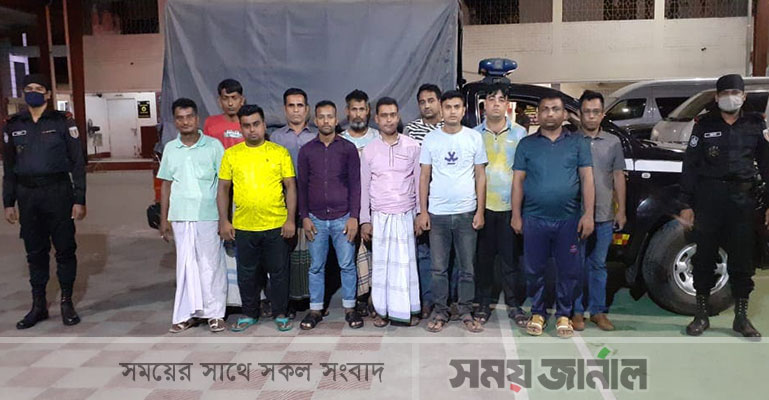 রাজধানীতে পৃথক অভিযানে ২৫ জুয়াড়ি গ্রেফতার