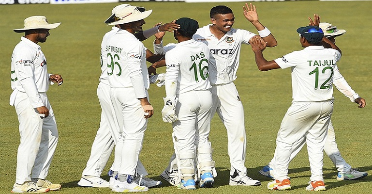 ড্রতে টেস্ট চ্যাম্পিয়নশিপে প্রথম পয়েন্ট টাইগারদের