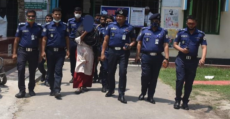 বরগুনায় ১২শ’ পিস ইয়াবাসহ নারী গ্রেপ্তার