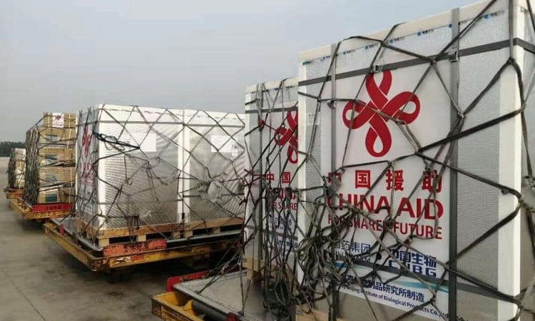 চীনের ৫ লাখ টিকা ঢাকায় পৌঁছেছে