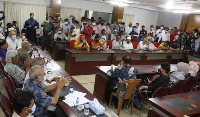 ঢাকায় ফিলিস্তিনীদের সংগ্রাম ও স্বাধীনতার প্রতি সর্বস্তরের নাগরিকদের সংহতি প্রকাশ