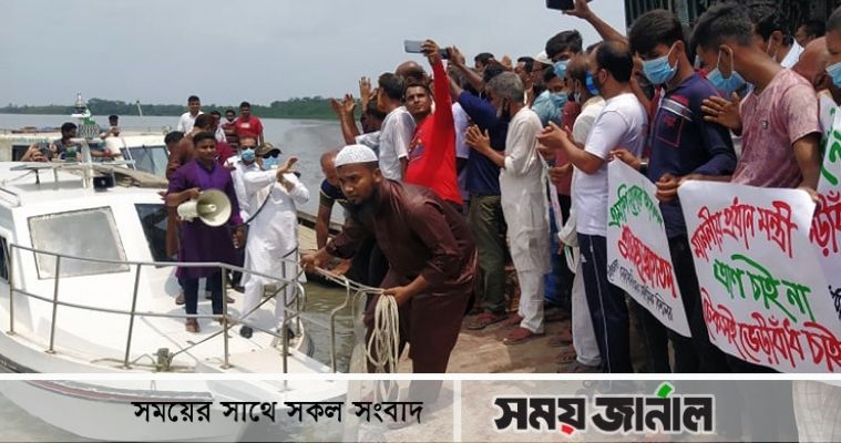 মোড়েলগঞ্জে ইয়াসে ক্ষতিগ্রস্থ এলাকা পরিদর্শনে সংসদ সদস্য আমিরুল আলম