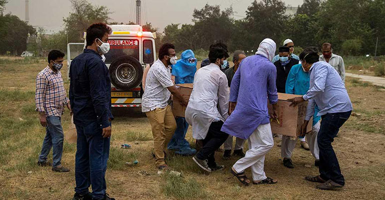 ভারতে দৈনিক মৃত্যু নামল ৩ হাজারের নিচে