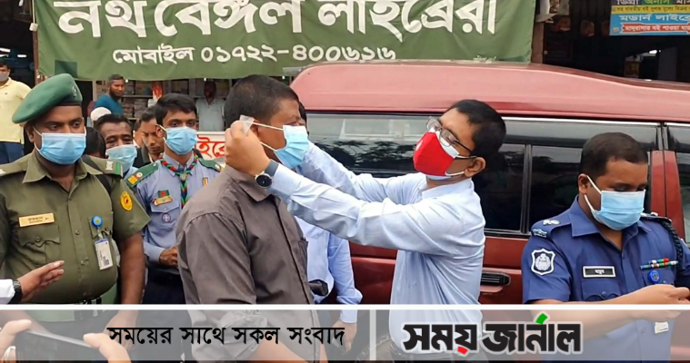 জয়পুরহাটে করোনা সংক্রমণ রোধে জনসচেতনতামূলক কর্মসূচি