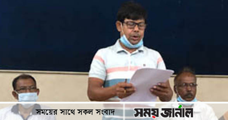 যশোরে ইউপি চেয়ারম্যানের বিরুদ্ধে মেম্বারদের সংবাদ সম্মেলন
