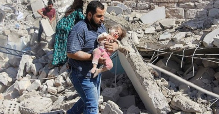 সিরিয়ায় হামলায় শিশুসহ নিহত ১৮