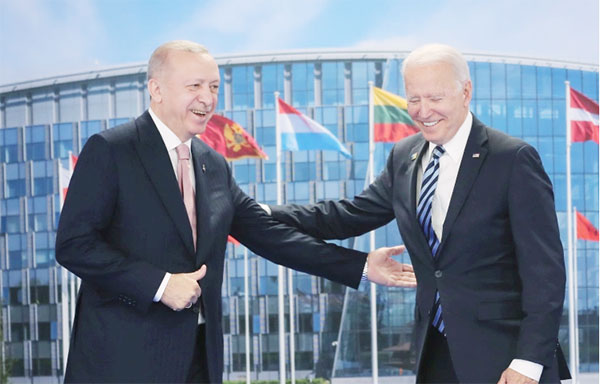 বাইডেন-এরদোগানের 'ফলপ্রসু ও আন্তরিক' বৈঠক