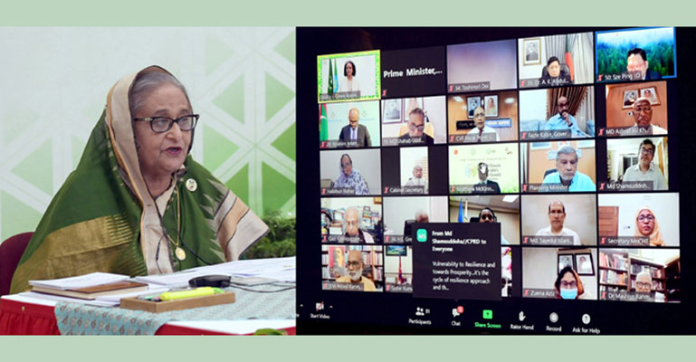 জলবায়ু-করোনা মোকাবিলায় প্রধানমন্ত্রীর ৫ প্রস্তাবনা