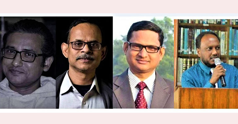 ক্লাসরুম বন্ধ থাকলে গাছতলায় ক্লাস নেবেন রাবির চার শিক্ষক