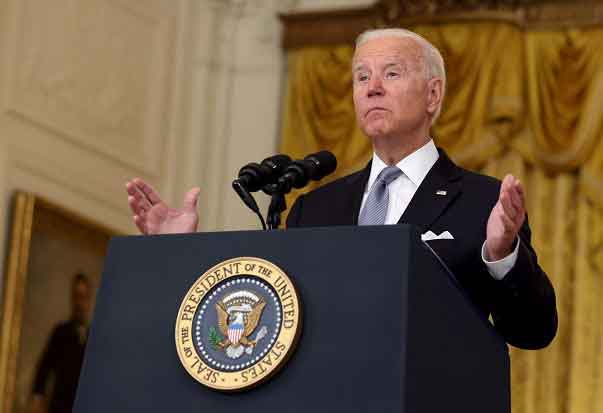 আফগানিস্তান থেকে যুক্তরাষ্ট্রের সেনা প্রত্যাহারের সিদ্ধান্তে বাইডেনের সমর্থন