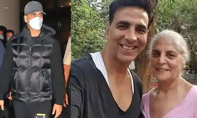 মায়ের জন্য শুটিং ফেলে দেশে ফিরলেন অক্ষয়