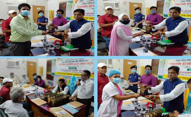 কর্মের স্বীকৃতি পেলেন নান্দাইলের চিকিৎসক ও স্বাস্থ্যকর্মীরা