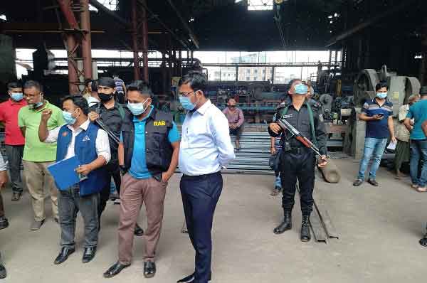 নকল স্টিল রড উৎপাদন, মজুদ ও বিক্রির দায়ে ২৫ লাখ টাকা জরিমানা