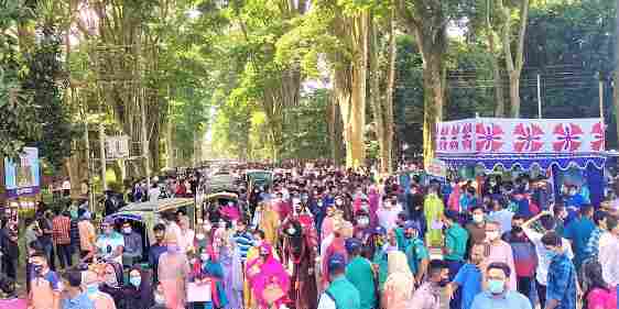 রাবি ভর্তি পরীক্ষায় প্রথম দিনেই অনুপস্থিত দশ হাজার