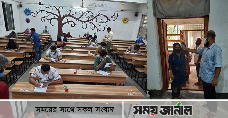 স্বাস্থ্যবিধি মেনে জগন্নাথ বিশ্ববিদ্যালয়ে সেমিস্টার পরীক্ষা