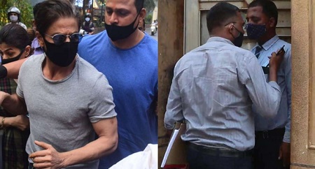 শাহরুখ খানের বাসায় এনসিবি কর্মকর্তাদের অভিযান