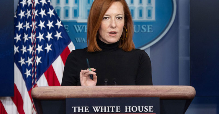 হোয়াইট হাউসের মুখপাত্র জেন সাকি করোনায় আক্রান্ত