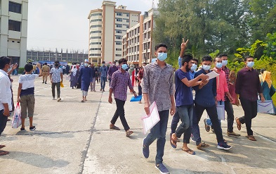 সুষ্ঠুভাবে নোবিপ্রবিতে গুচ্ছ পরীক্ষার সমাপ্তি