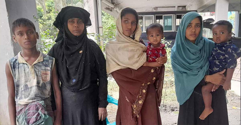 ভাসানচর থেকে পালাতে গিয়ে ৬ রোহিঙ্গা আটক