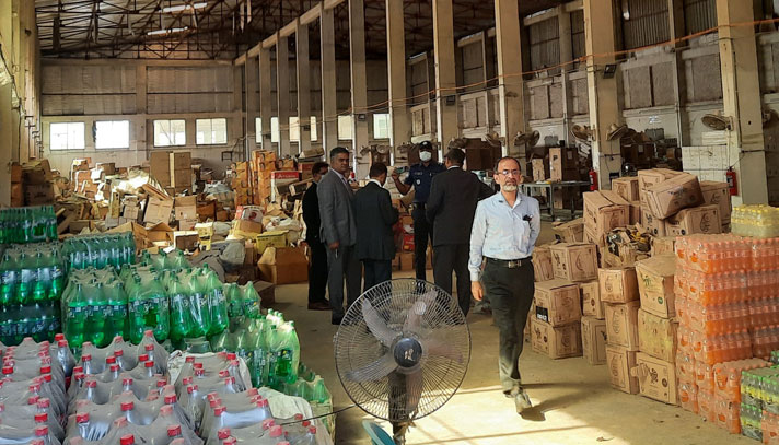 ইভ্যালির চারটি ওয়্যারহাউস সিলগালা