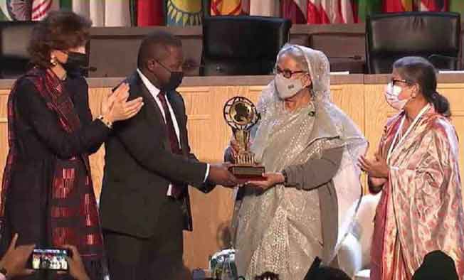 ইউনেস্কো-বাংলাদেশ বঙ্গবন্ধু আন্তর্জাতিক পুরস্কার পেল উগান্ডার এমওটিআইভি