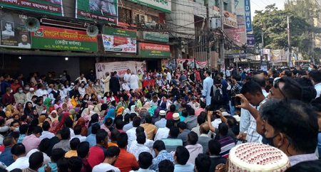 খালেদা জিয়ার মুক্তি না হওয়া পর্যন্ত রাজপথ ছাড়ব না, নতুন কর্মসূচি ঘোষণা