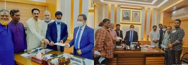 ফরিদপুরে বিএনপির পৃথক পৃথক স্মারকলিপি প্রদান