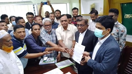 সাতক্ষীরায় জেলা বিএনপির স্মারকলিপি প্রদান