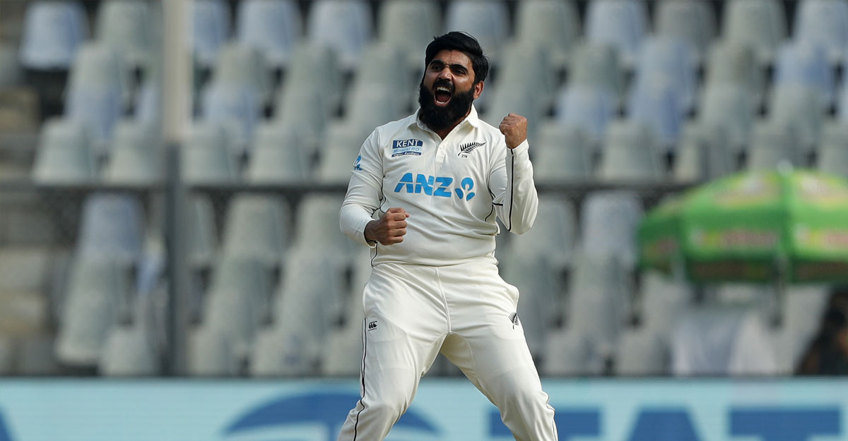 ভারতের সবগুলো উইকেট নিয়ে বিরল অর্জন এজাজের