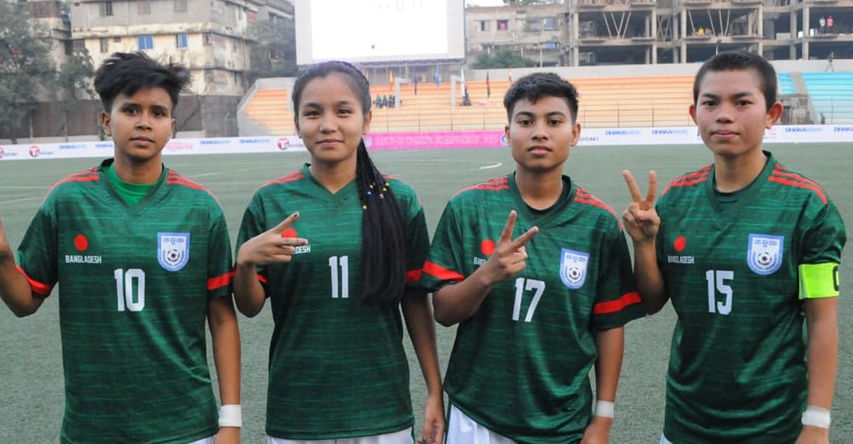 ভুটানকে গোলবন্যায় ভাসাল বাংলাদেশ