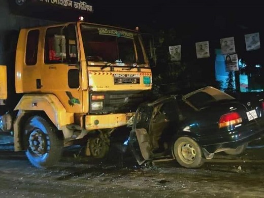 সড়ক দুর্ঘটনায় তুরাগের ওসি তদন্ত নিহত, চালক আহত, ট্রাক জব্দ