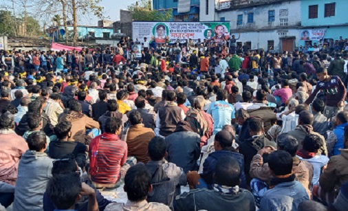 বেগম খালেদা জিয়ার মুক্তির দাবীতে মেহেরপুরে বিএনপি’র সমাবেশ