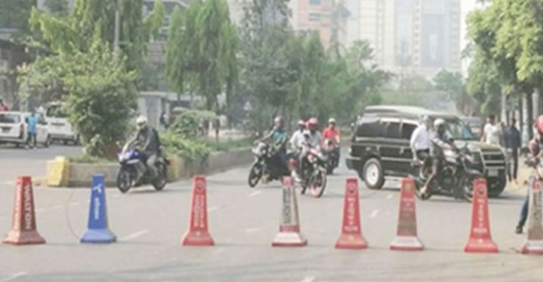 আজ সন্ধ্যা থেকে রাজধানীর যেসব সড়ক বন্ধ থাকছে