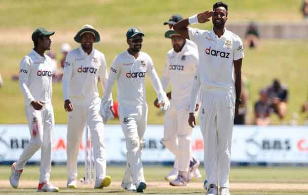 নিউজিল্যান্ডকে চাপে রেখে চতুর্থ দিন শেষ করলো বাংলাদেশ