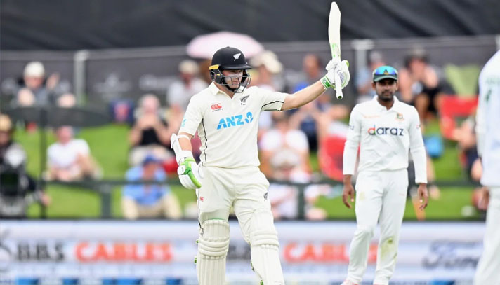 লাথামের সেঞ্চুরিতে বড় সংগ্রহের পথে নিউজিল্যান্ড