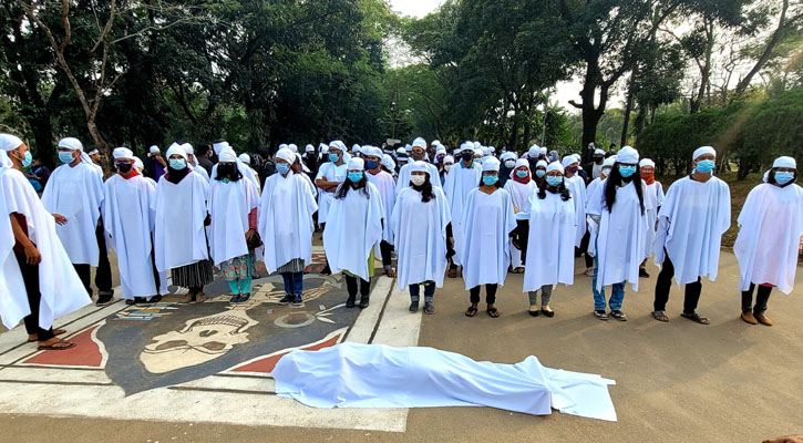 ক্যাম্পাসের বাইরের সহিংসতার দায় নেবে না শাবিপ্রবি শিক্ষার্থীরা