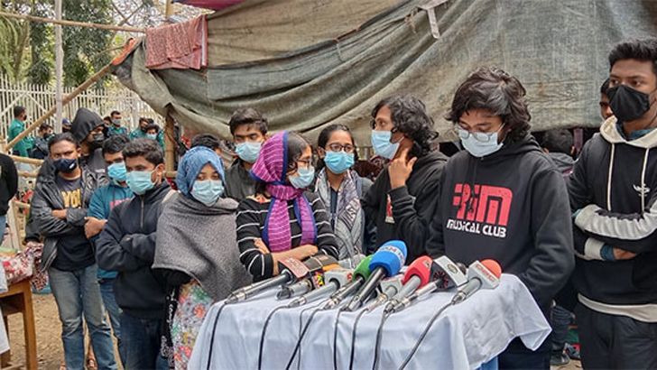 এবার গণঅনশনে যাচ্ছে শাবিপ্রবির শিক্ষার্থীরা