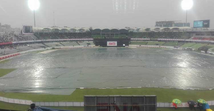 বৃষ্টির কবলে সিলেট-বরিশাল ম্যাচ