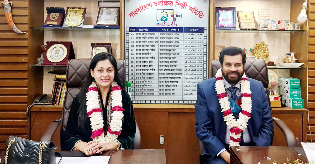 শিল্পী সমিতির চেয়ারে বসল কাঞ্চন-নিপুণ