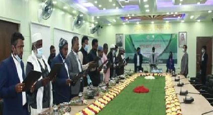 শপথ নিলেন আশাশুনির ১১ ইউপি চেয়ারম্যান