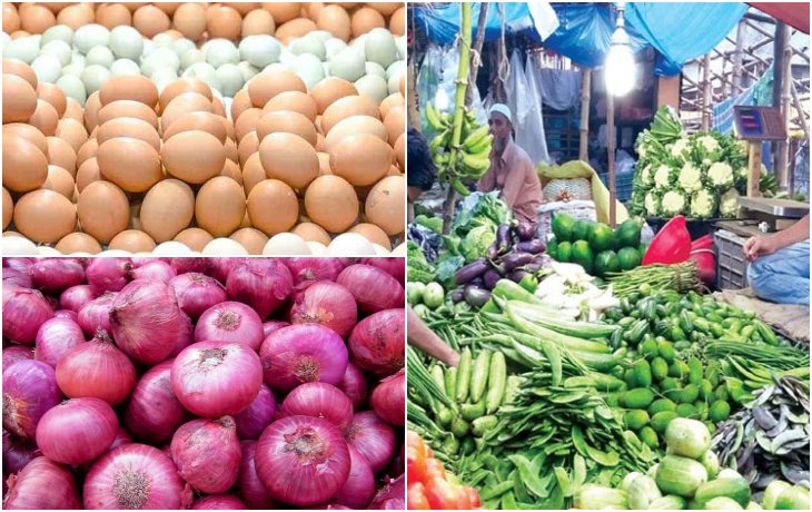 দাম বেড়েছে পেঁয়াজ-ডিমের