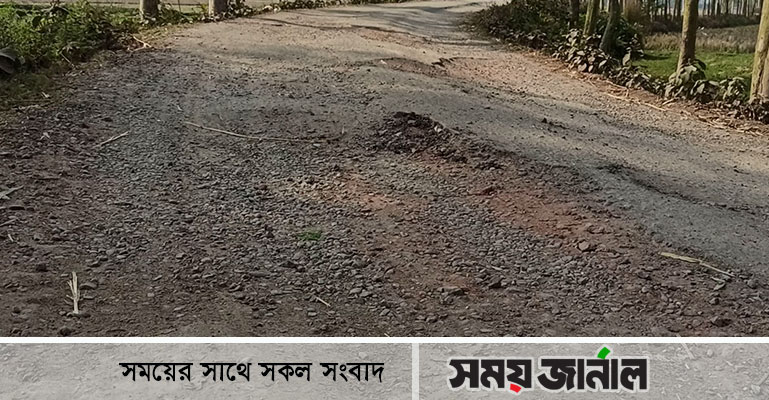 লাহিড়ী টু পাড়িয়া সড়কপথ মরণফাঁদ