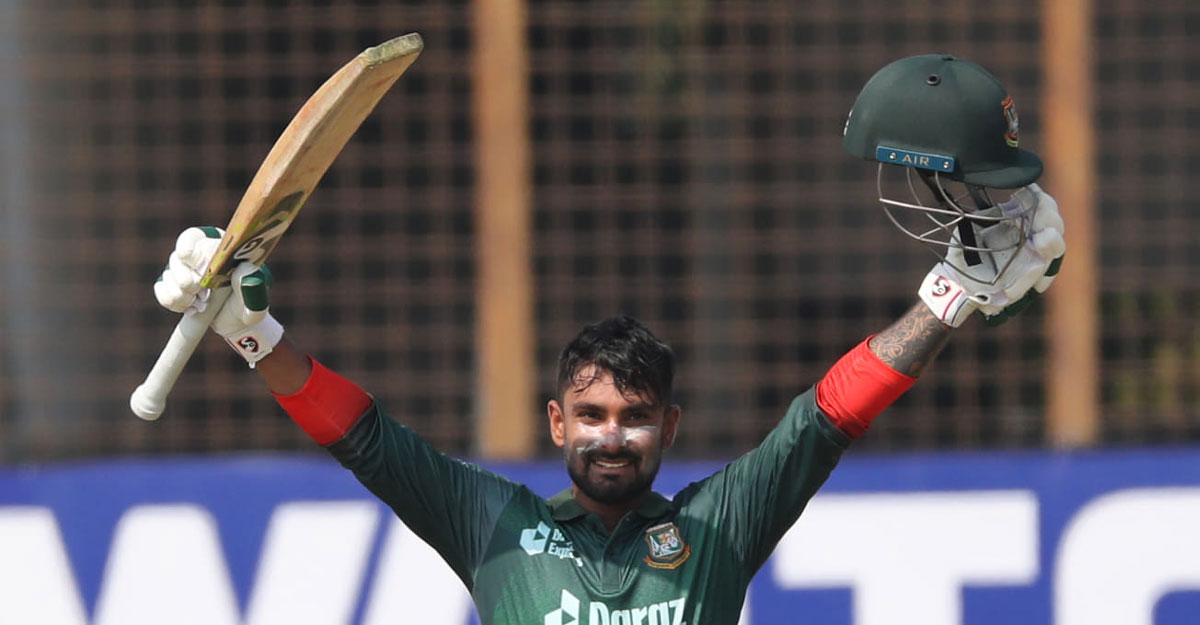 লিটনের মুগ্ধতা ছড়ানো সেঞ্চুরি