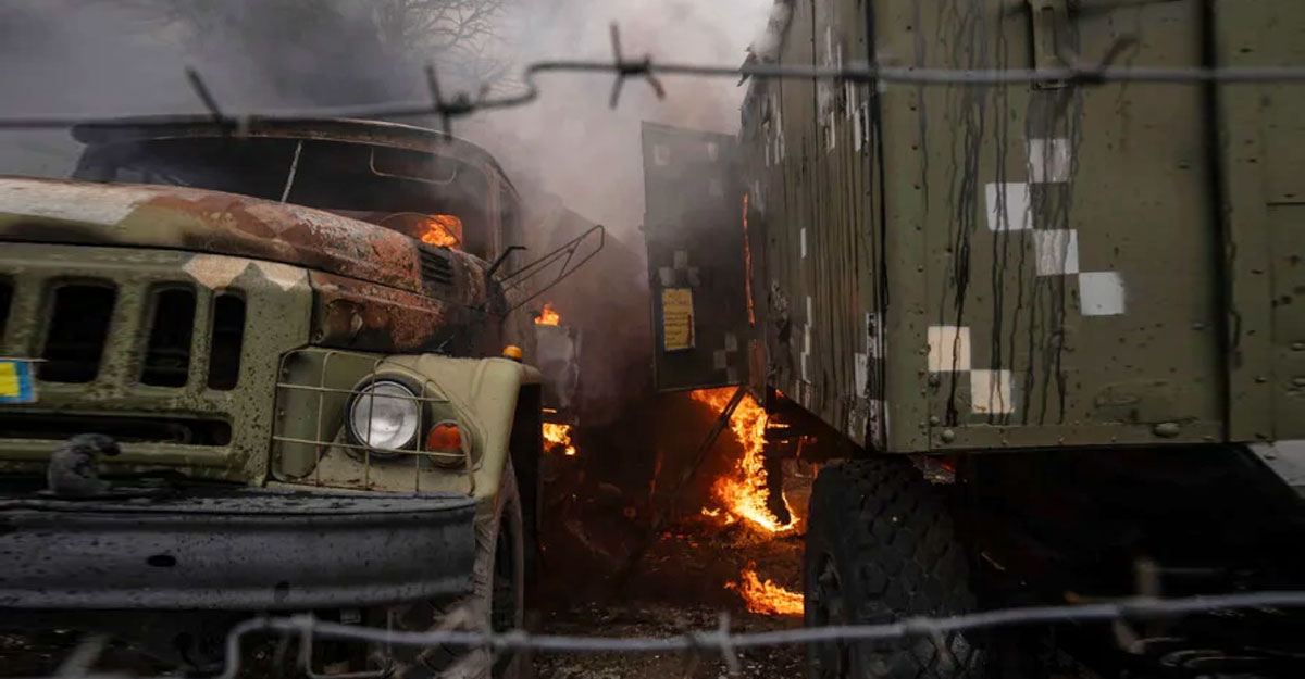 ইউক্রেনের ঘাড়ে দোষ চাপিয়ে ফের অভিযান শুরু করল রাশিয়া
